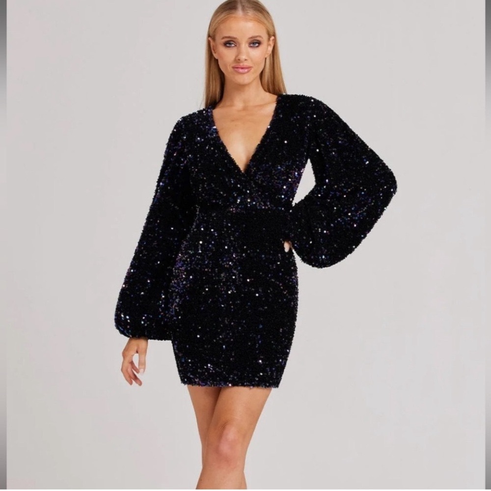 Nadine Merabi Maya Galaxy Dress 💫